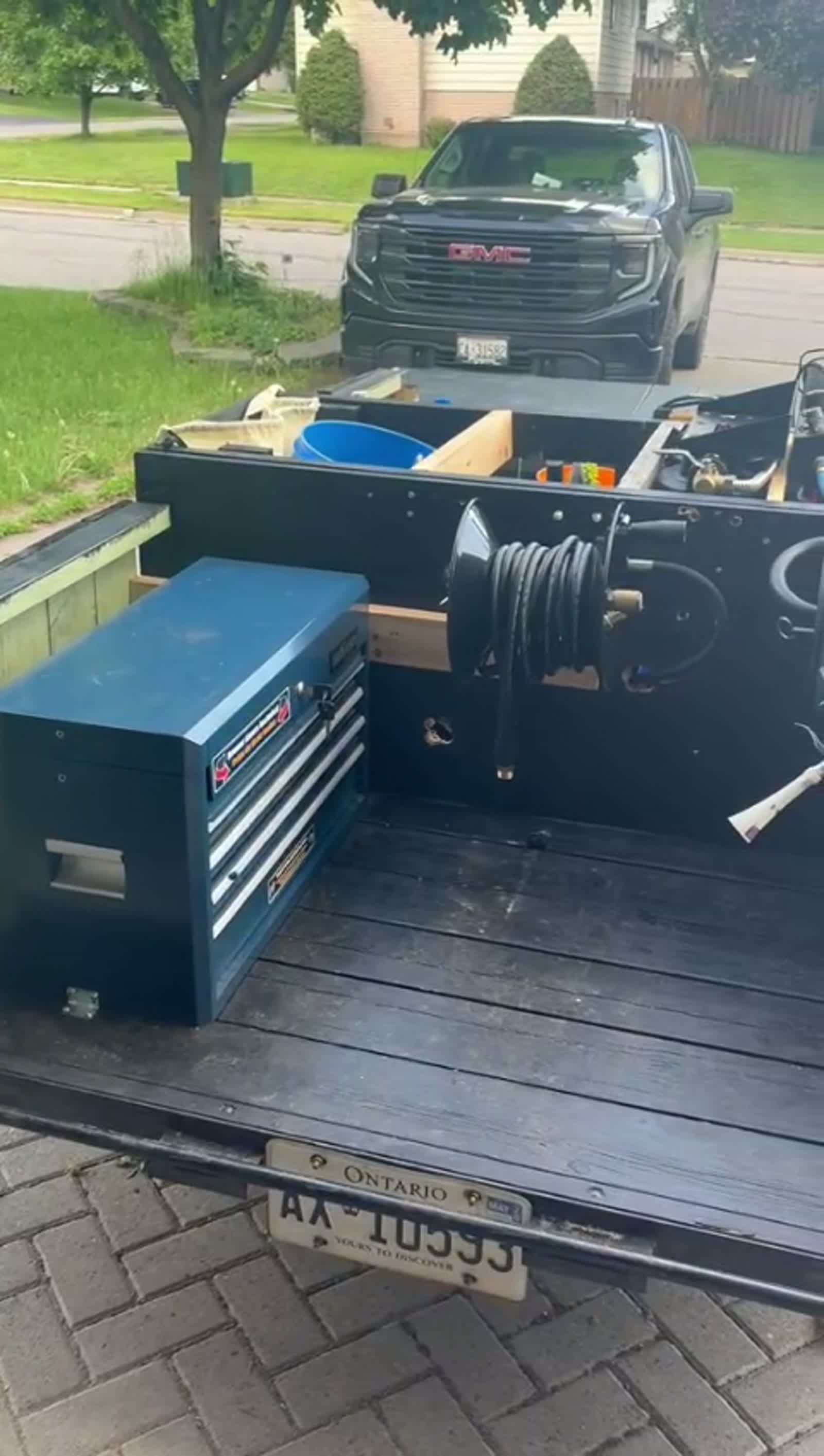 Sully's mobile detailing trailer loaded with equipment